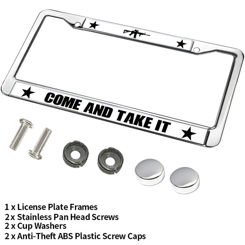 Image of US Army License Plate Frame Metal US Army Support Fade-Resistant License Plate Frame US Army US Flag Loving Gift