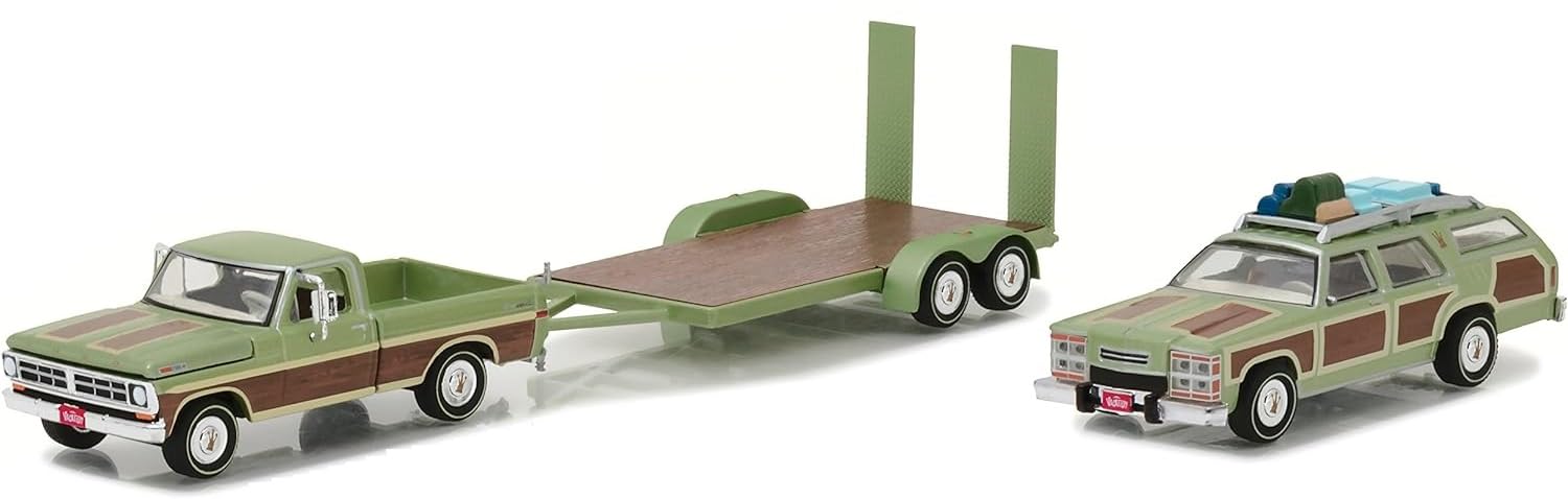 ミニカー Green light Pickup/ Truck Set GreenLight 1:64 Hollywood Hitch & Tow Series 4-National Lampoon's
