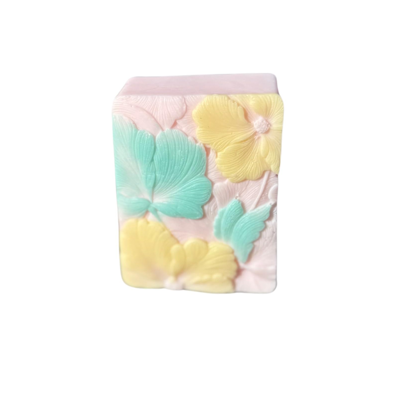 PJ's PINK PLUMERIA Bar Soap,Tropical Floral Scent, Moisturizing Goat Milk & Shea Butter, Gentle, Skin-Loving, Paraben-Free, Detergent-Free,
