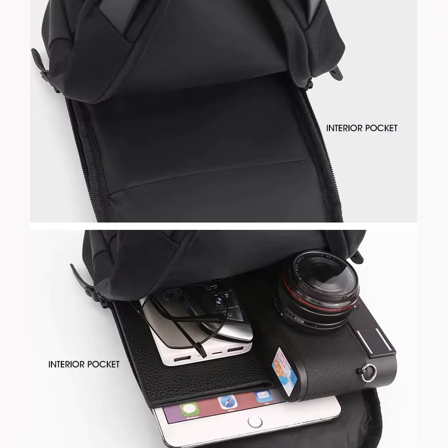 Image of WildHorn Sling Bag for Men | Water-Resistant Crossbody Chest Bag with Multiple Compartments I Adjustable Strap for Travel, Office & Daily Use