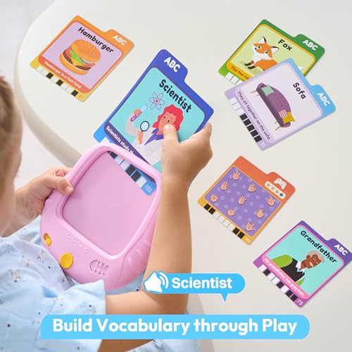 lalalark Talking Flash Cards for Kids 3 4 5 Year Old, Toddler Learning Toys with 136 Sight Words & 64 Games, Montessori Educational Toy for Kids, Preschool Learning Activities, Boys Girls Gifts - Image 2