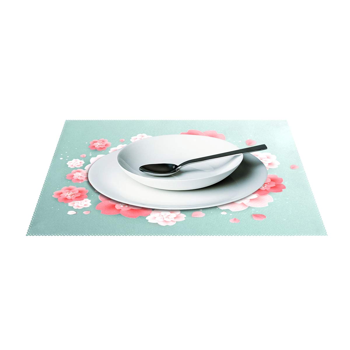 set di 6 tovagliette all'americana con stampa Happy Mother's Day