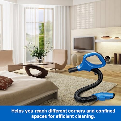 Image of ZU560 replacement hose handle for Shark Navigator Rotator Lift-Away Upright Vacuum Models ZU560 Blue, ZU561, ZU562, UV725 Gray, UV650, CU520, Repalce Part 497FFJ560