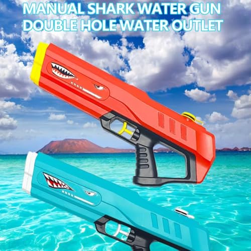 Image of Storio Space Man Shark Head Holi Pichkari Water Gun Toy for Kids for Holi with 25Ft Range |High Pressure Mechanism Ideal Outdoor Toy for Pool & Beach Fun