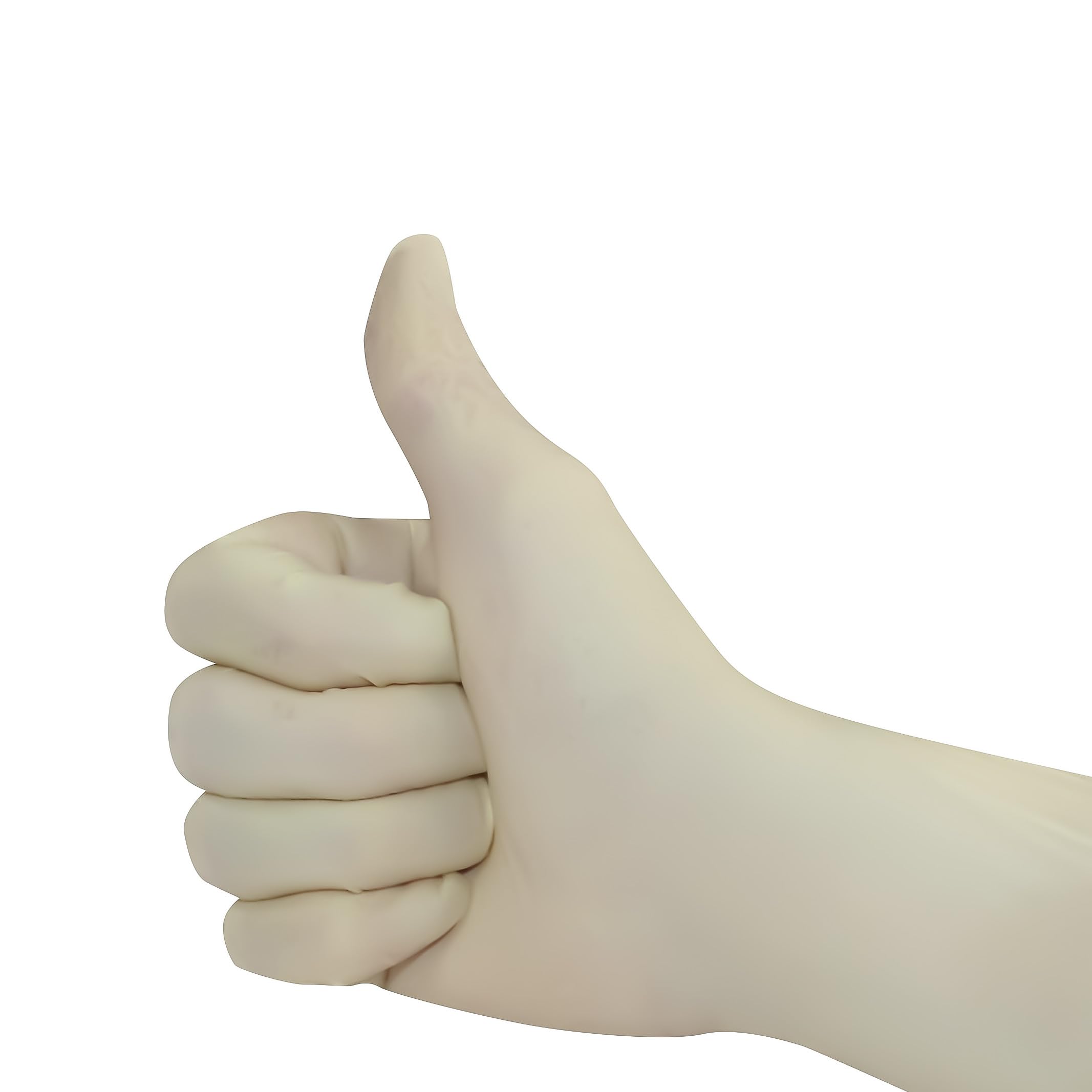 Medi-Inn+ Latex Premium Einmalhandschuhe, Gr. L, 10 x 100 Stück – puderfrei, naturfarben, für Medizin, Pflege & Labor