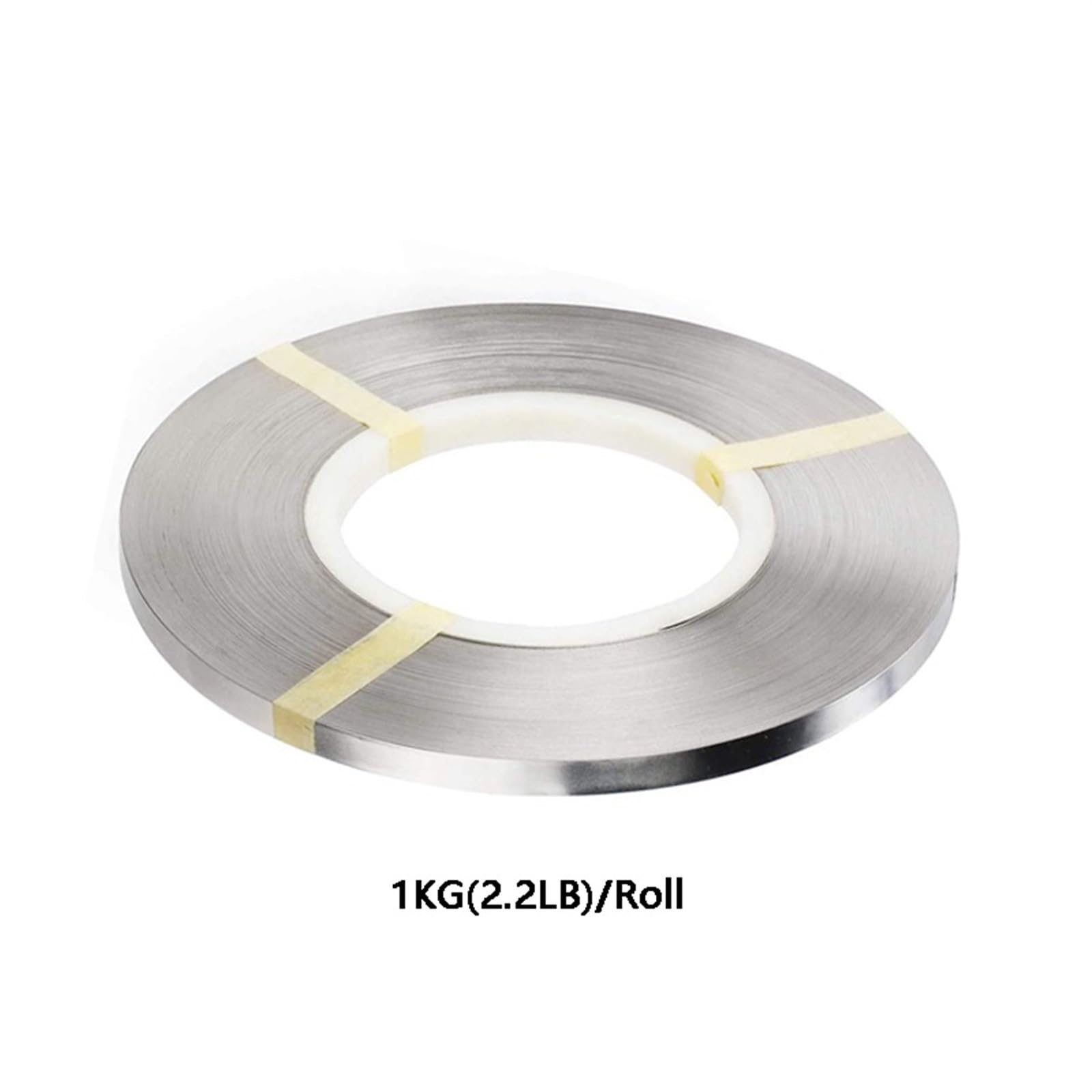 Nastro di acciaio nichelato, Striscia d'acciaio nichelata for la saldatura di rotoli da 1 kg 0,1-0,2 mm x 4-20(1kg 0.12x10mm)