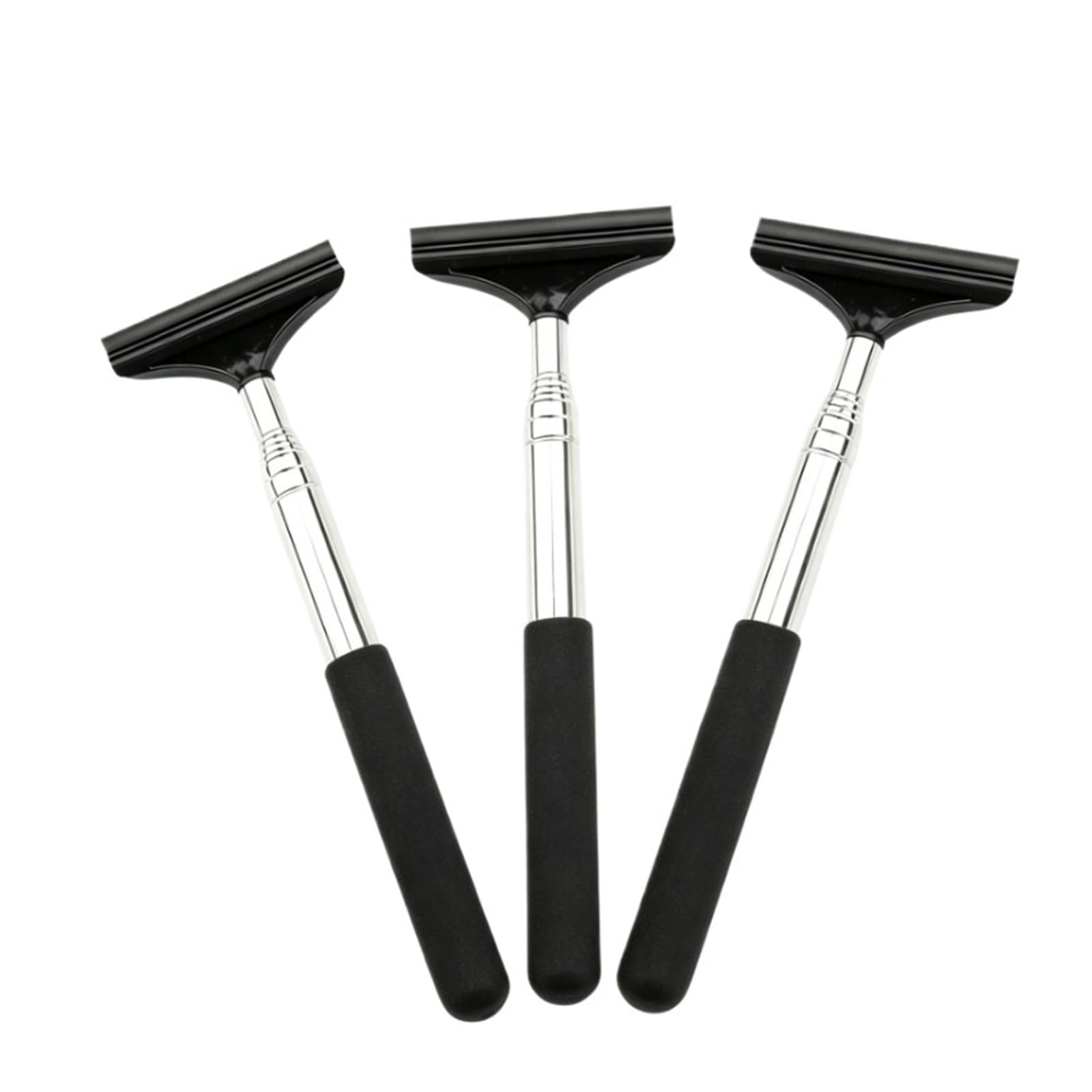 Car rearview mirror wipers Telescopic Car Rearview Mirror Wiper Soft Handle Auto(3pcs color 01)