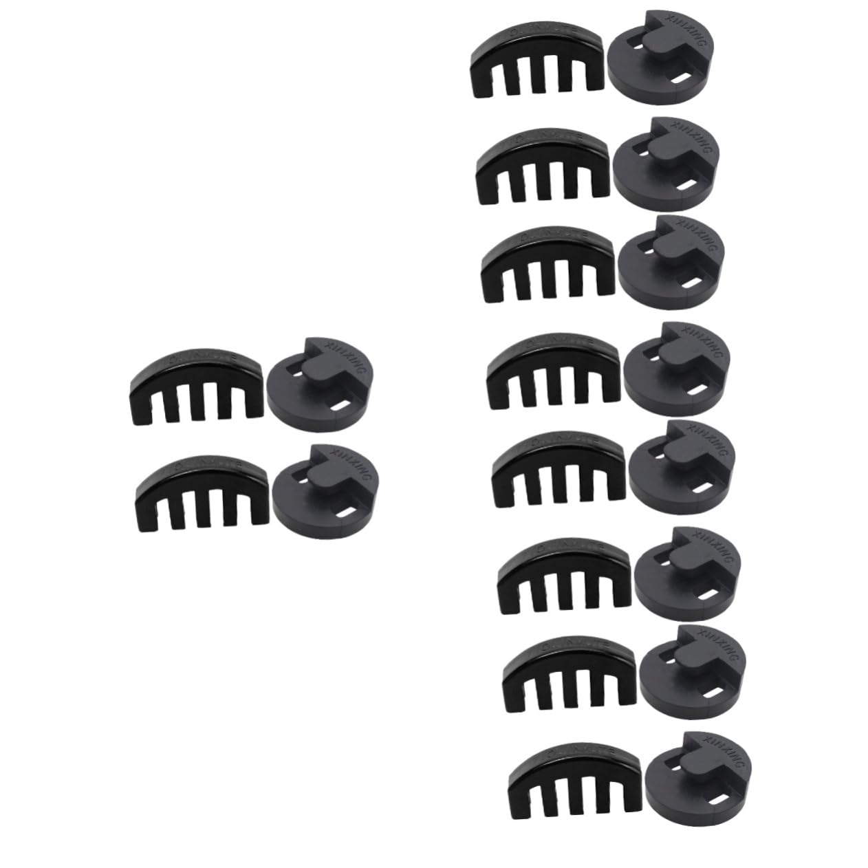 ibasenice 20pièces Caoutchouc Pour Violon Accessoires De Pratique Mute à Points Et Volume Et Pratique