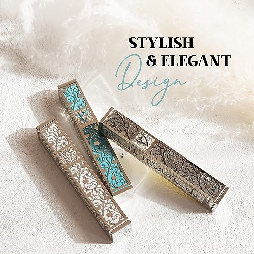 Suri Mezuzah With Scroll For Door - Contemporary Mezuzah Case - Silver And Gray Elegant Mezuzah - 5" Mezuzahs - Includes Jewish Blessing Scroll (Non Kosher) Jewish Gift Box And Mezuzuah Adhesive #TOP2