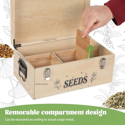 Boîte de rangement pour semences pour organiser le potager