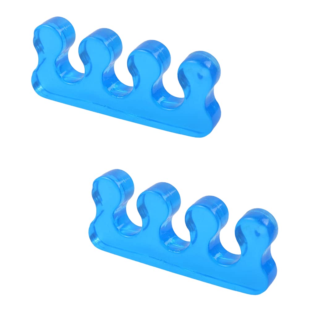 Separador Dedos Pie, 1 Pares Separador de Dedos de Gel, Separador de Dedos de Gel de Sílice, Separadores del Dedo, para Manicura o Pulido u Otras Tareas de Pedicura