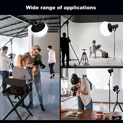 Soonpho 25Inch/65Cm Foldable Lantern Softbox, Portable Ball Shape Soft Box Compatible For Godox Neewer Speedlite Studio Strobe Flash Light(Bowens Mount) #TOP5
