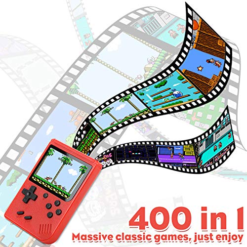 Fivejoy-Consola-de-Juegos-Portatil-Consola-Retro-Juegos-Clasicos-Juegos-Electronicos-Portatiles-Soporte-TV-Juegos-Portatiles-y-Dos-Jugadores-Regalo-de-los-Reyes-para-los-Ninos-Rojo Fivejoy-Consola-de-Juegos-Portatil-Consola-Retro-Juegos-Clasicos-Juegos-Electronicos-Portatiles-Soporte-TV-Juegos-Portatiles-y-Dos-Jugadores-Regalo-de-los-Reyes-para-los-Ninos-Rojo