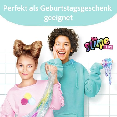 Canal Toys - So Slime SSC 134- DIY Tie Dye Slime with Washing Machine Mixer, Make Your own Scented Slime with The Tie Dye Slime Machine, 6 Slime Set, Mehrfarbig
