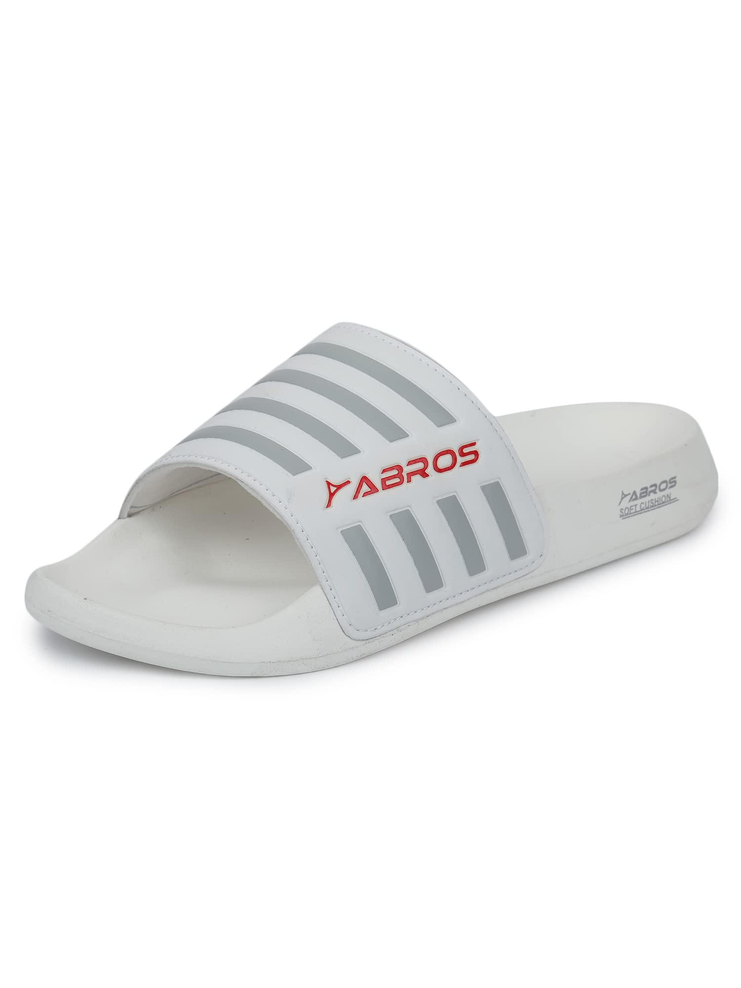 ABROS Mens AWFG7038 Wookee Slider -White/L.Grey-8UK (B0B5N37SL6) Amazon Price History, Amazon Price Tracker