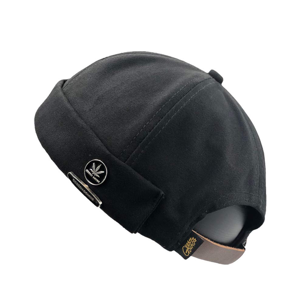 YAMEE Gorra Docker Hombre Docker Hat Mujer Beanie | Gorra de Trabajo Sombrero Docker para Hombre | Gorros portuarios Gorro Estibador Redondo Talla única (56-58cm)