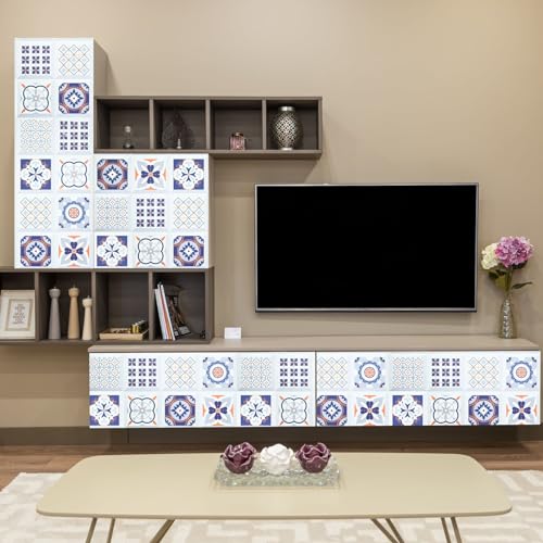 Image of SARVATRAY Self-Adhesive Wallpaper, Oil Proof Heat Resistant Wall Stickers for Kitchen, Wallpaper for Wall, Vinyl Sheet, 2 X 6.5 SQ FT (2 M Retro Grey WS)