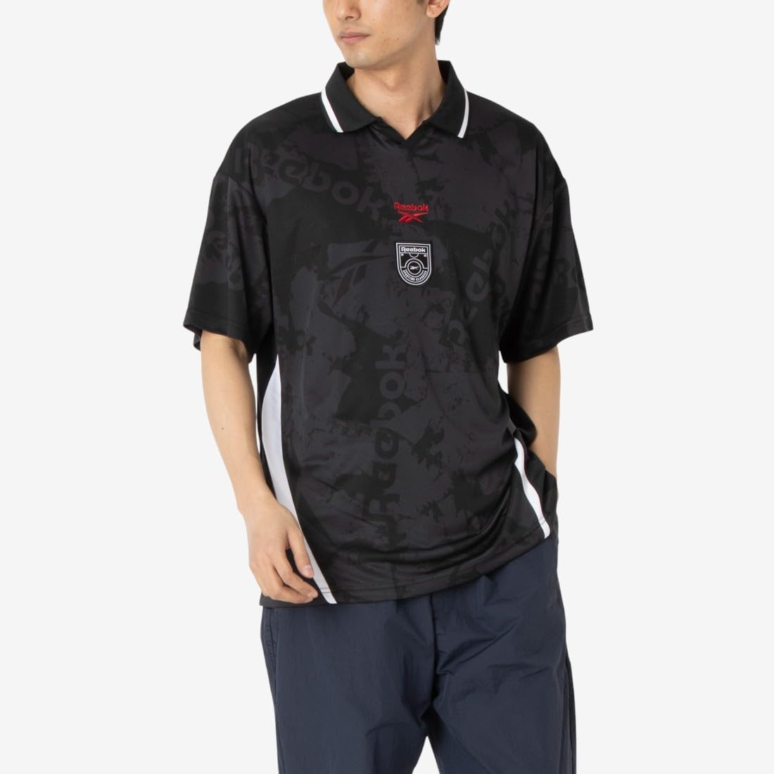 Reebok Street Sport Football Jersey Black