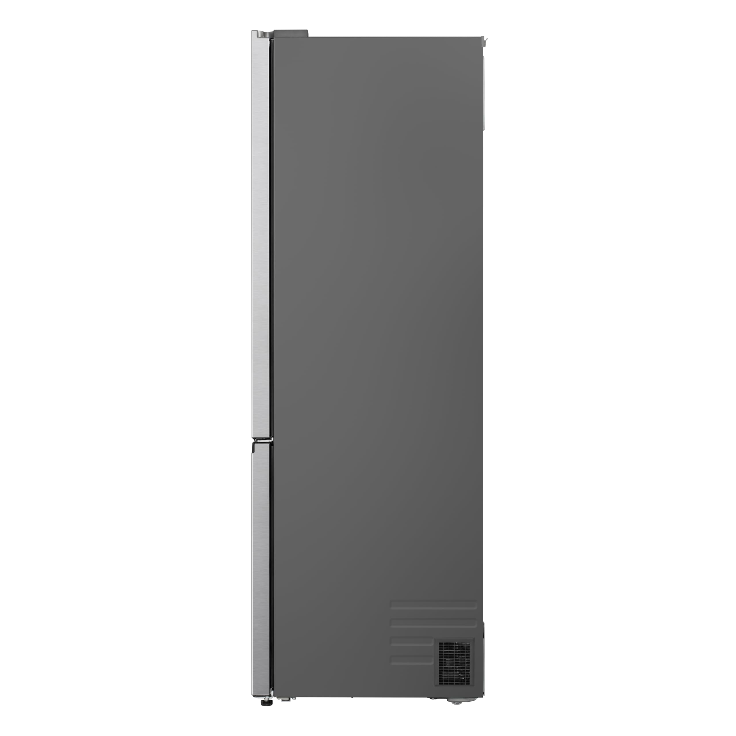 LG GBBW322DPY Frigorifero Combinato Fit & Max Larghezza 70cm, Classe C, Raffreddamento Intelligente con AI Fresh,Fresh Converter, Total No Frost e Metal Fresh, Door Cooling, 465L, Wi-Fi, Prime Silver