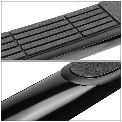 3 Inches Side Step Nerf Bar Running Board Compatible With Toyota Tundra Double Cab 07-20, Stainless Steel, Black Powdercoated #TOP1