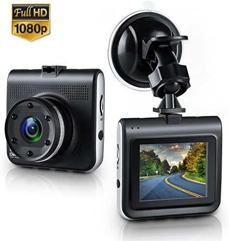 Dash Cam, Lstiaq Mini Dash Camera for Cars with FHD 1080P, 2.0" LCD, 170°Wide Angle, WDR, G-Sensor, Loop Recording and Motion Detection