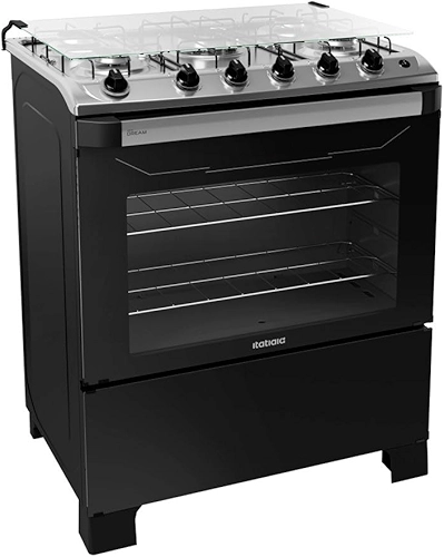 Fogão 05 Bocas Itatiaia New Dream Tripla Chama 101 Litros