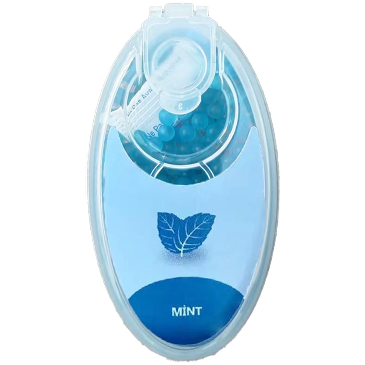 - linpel Mint-Infused Air Freshening Beads/Crush Balls - 400pcs for Masks & Filtered Air Spaces - Ideal for Workout Masks,Menthol Beads (200)