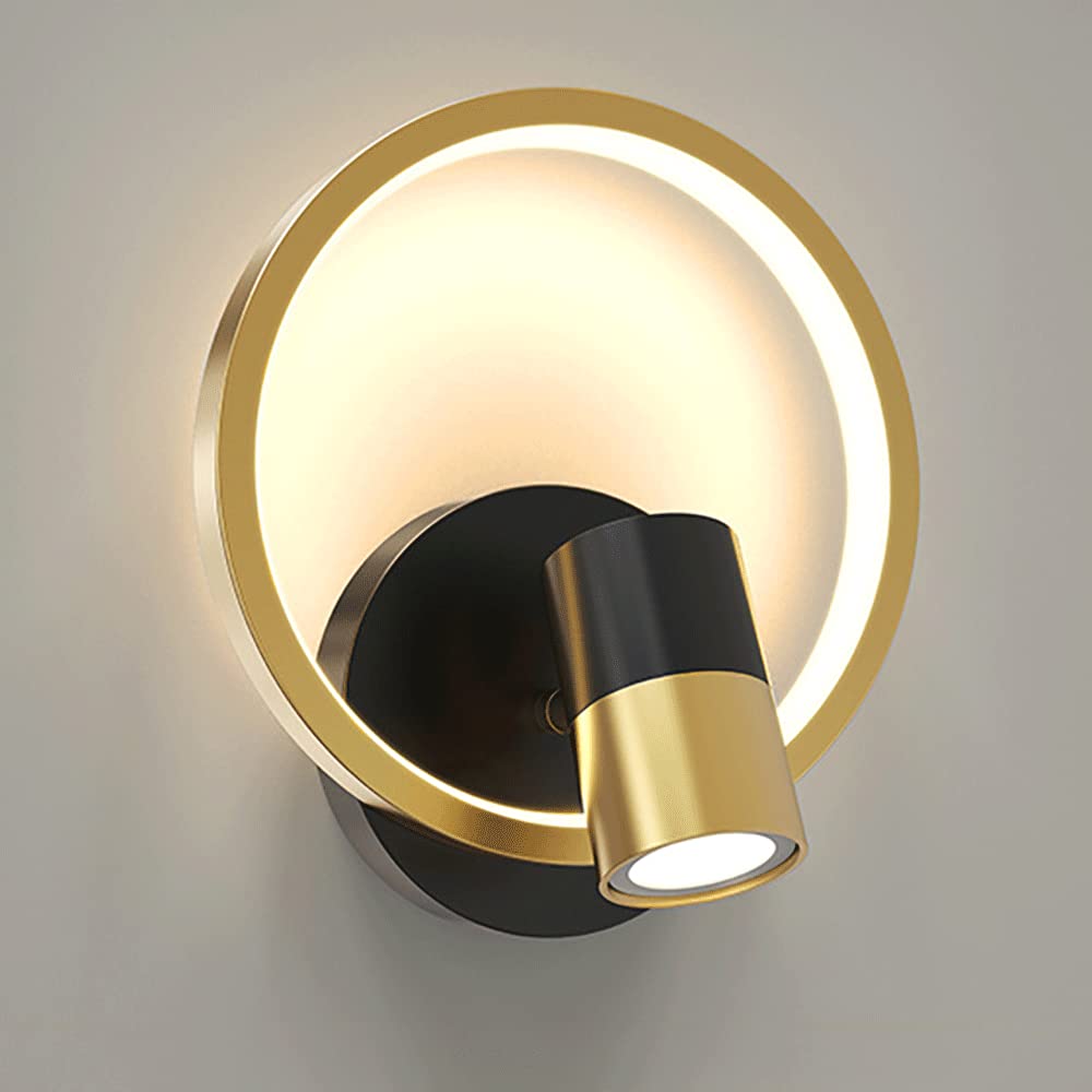 Accesorio de iluminación de techo de pasillo y pared anular LED
