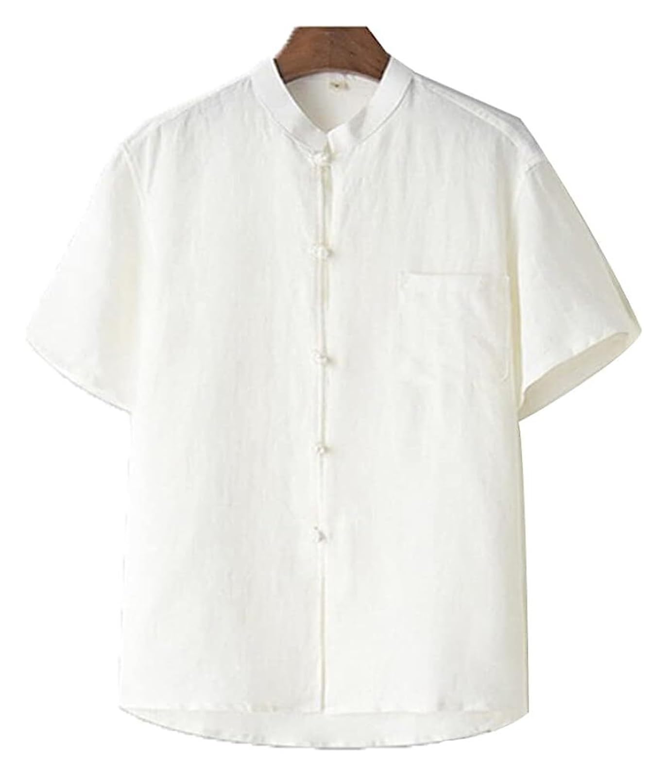 Letnia bawełniana pościel Tai Chi jednolite krótkie rękawy chińskie(Black,XXL)