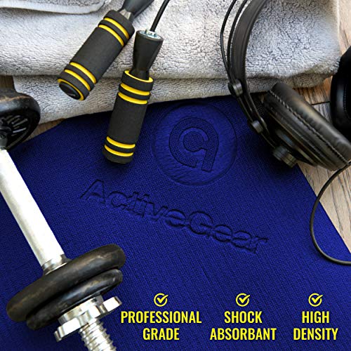 image for AG ACTIVEGEAR Exercise Mat | Large Workout Mat for Home | Durable Home