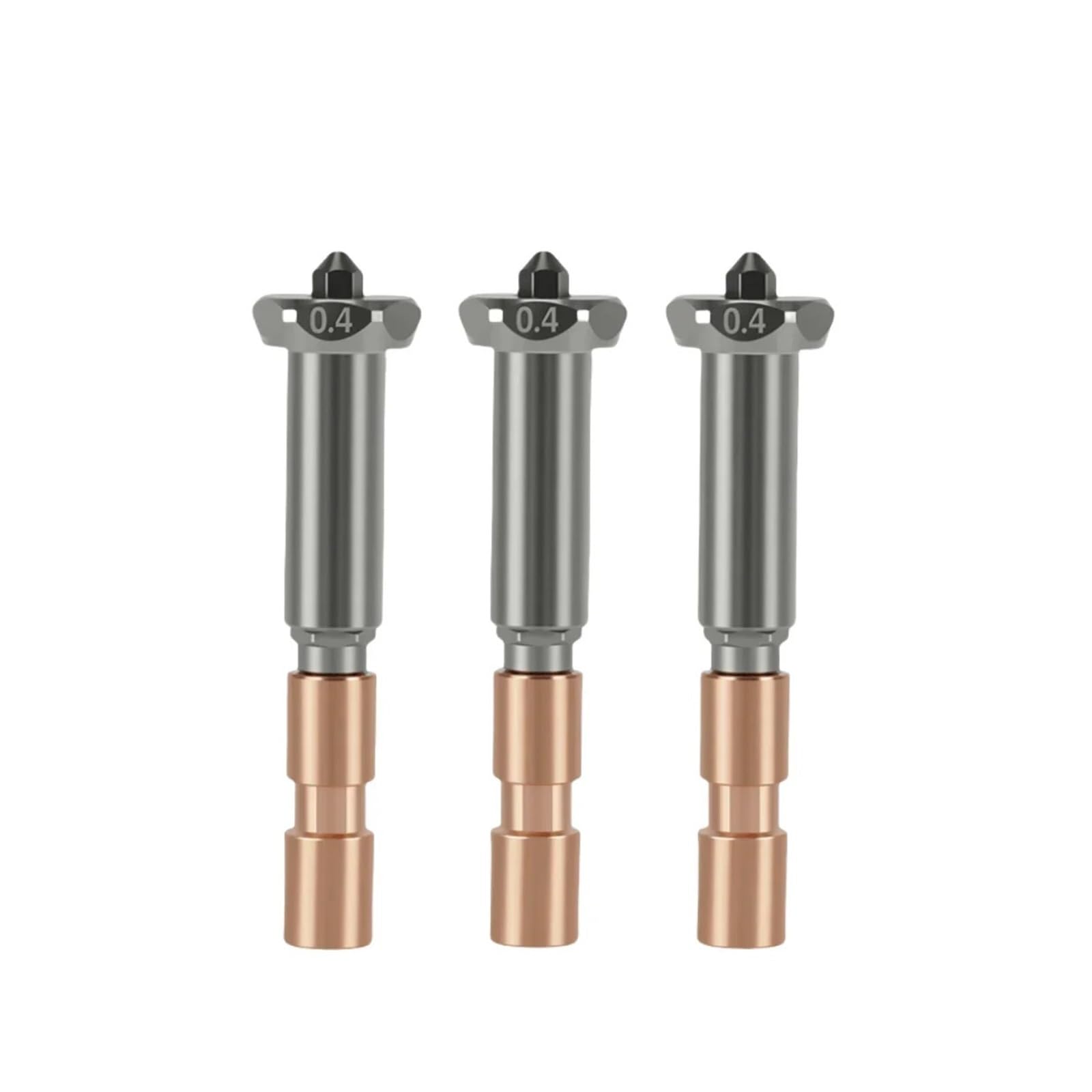 Kit de Boquillas, Compatible con Kobra 3 MAX, Juego Acero Latón Cobre | Kit de boquillas for mantenimiento del hotend de impresora.(3PCS Hard Nozzle)