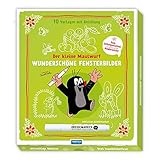 Trötsch Der kleine Maulwurf Mappe mit Vorlagen und Kreidemarker Wunderschöne Fensterbilder mit Kreidemarker: Fensterbilderbuch Beschäftigungsbuch