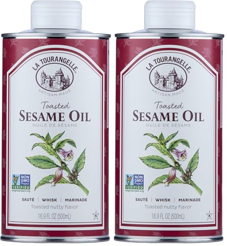 Aceite de Sésamo Tostado La Tourangelle 16.9 Fl Oz x2 miniatura 1