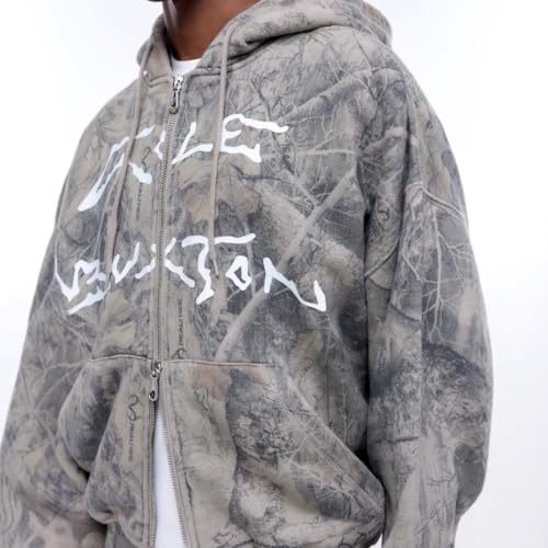 Obenie Men's patterned long sleeved sweatshirt street wear hoodie sweatshirt hip-hop fashion Y2K hoodie2