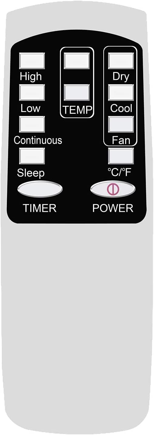 Replacement Remote Control for Shinco Global Air CCH BRADA