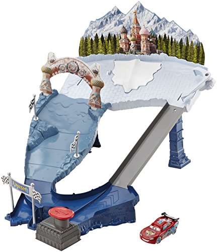 Cars Ice Racers Snowdrift Spinout Playset