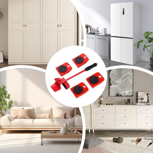Herramienta de elevación multifunción de alta carga para mover muebles pesados de acero resistente 5