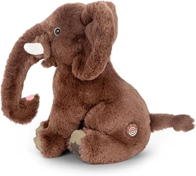 Fahlo Tracking Plush | Includes 12 Plush, Interactive 3D Tracking Map, and Wildlife Conservation Support | Eco-Friendly & Safe for All Ages | (Elephant)