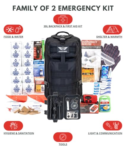Stealth Angel Survival - 72 Hour Family Emergency Kit - 1-5 Person Survival Bag for Earthquakes, Hurricanes, and Other Natural Disasters - Image 6