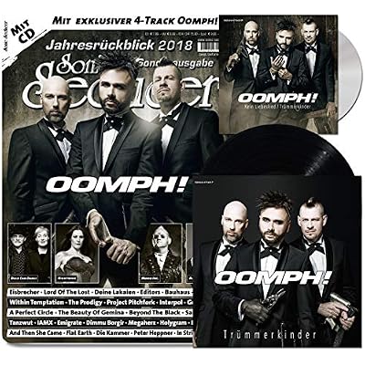 LIMITED EDITION Sonic Seducer Jahresr&uuml;ckblick 2018 + BLACK 7 -Vinylsingle von Oomph! (199 Ex.) + 4-Track CD Kein Liebeslied / Tr&uuml;mmerkinder von Oomph!