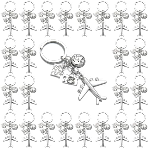 Porte-clés avion de la terre PHAETON lot de 20 pièces pour voyage