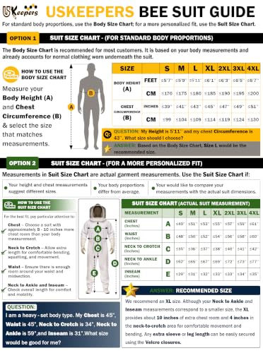 Image of 3-Layer Ultra Ventilated Sting Proof Bee Suit for Men & Women - Premium Beekeeping Suit with Bee Gloves & Two Detachable Beekeeping Veils (Brown S)