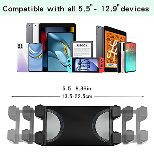 Raking Ipad Stand Floor, Ipad Tripod Stand Cell Phone Stand With Height Adjustable & Ipad Tripod Mount With 360° Rotating For (5.5"-12.9") Ipad Pro 12.9, Ipad Air Mini, Cellphone, Tablet, Kindle #TOP5