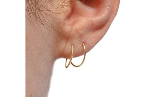14k Real Dainty Gold Earrings