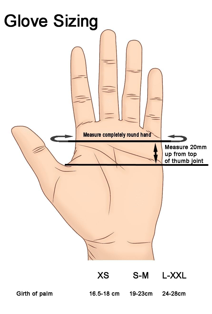 Raynaud's Disease - Guanti in argento al 12% con dita per bambini, diabete, neuropatia, sottili, termici