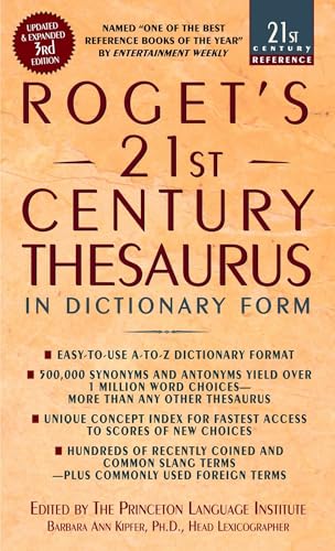 Roget's 21st Century Thesaurus, Third Edition (21st Century Reference)