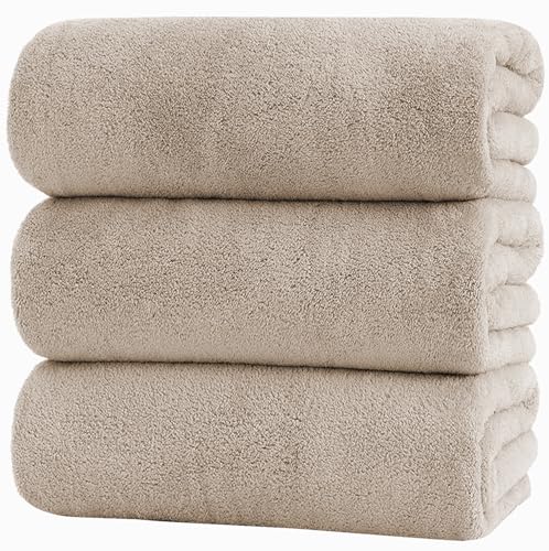 �o�X�^�I�� �唻 3���Z�b�g �z�e���d�l �ӂ�ӂ� �yATOKA 140X70CM �R�[�q�[�z �}�C�N���t�@�C�o�[ ���� �����^�I�� Bath Towel �{�����[�� �ϋv�� ���n �щH�������Ȃ� ���G�� �o�X�p�i �Ɩ��p