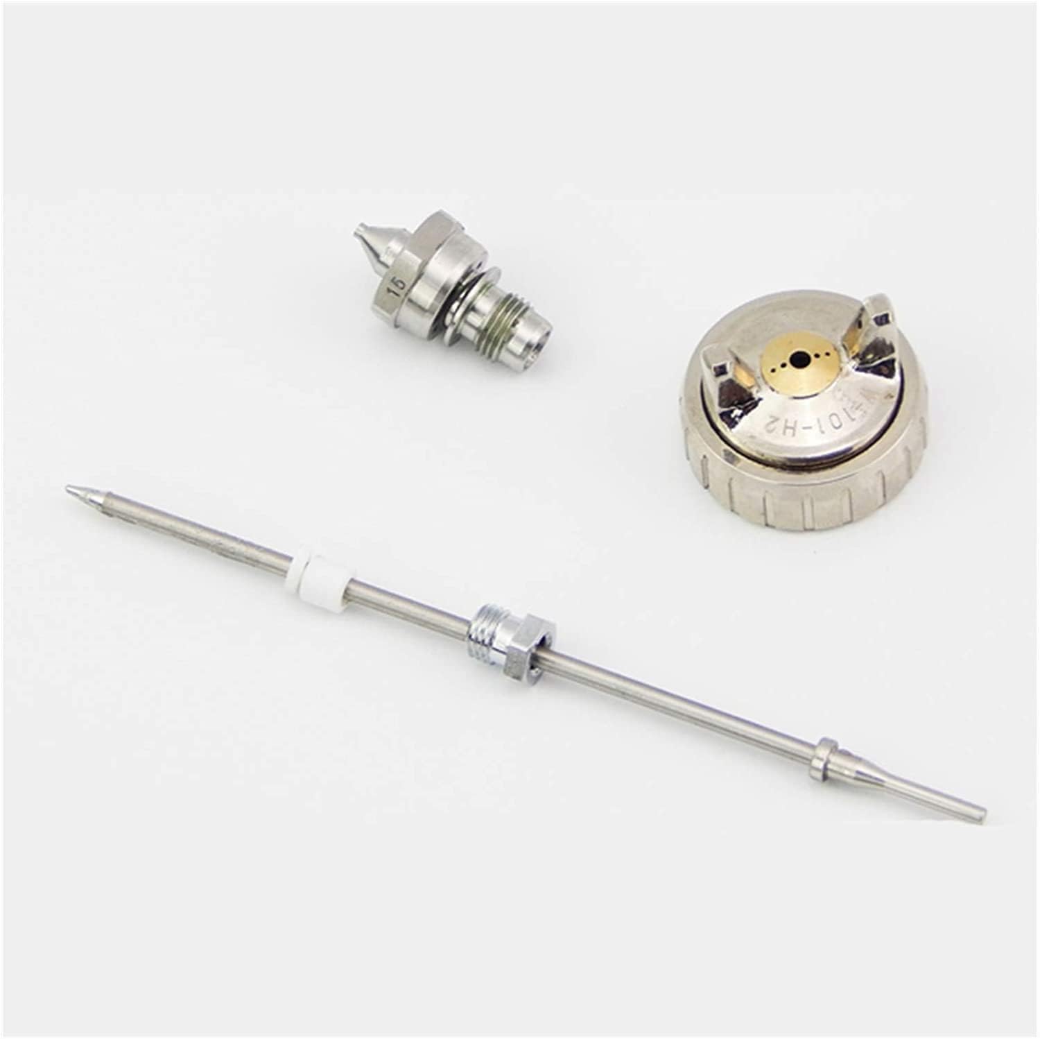 Airbrush Kit Airbrush Nozzle Kit Spray Airbrush Nozzle 1.3/1.5mm Paint Spray Airbrush Nozzle Set for Spraying for Nail Art, Makeup, Painting, and Cake Decorati(1.3mm H2)