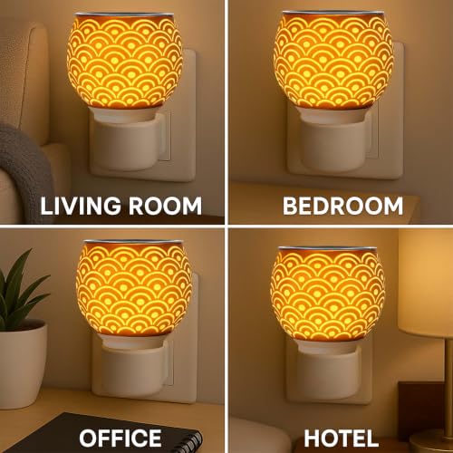 Image of Kapoor Dani Electrical Camphor /Essential Oil Diffuser Machine /Electric Camphor Diffuser Burner for Pooja /Camphor Diffuser Burner Machine /Night lamp for Home /Office