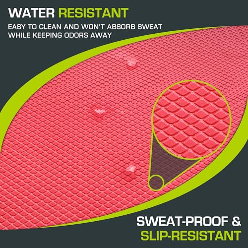 Image of ProsourceFit Exercise Balance Pad, Non-Slip Cushioned Foam Mat & Knee Pad for Fitness and Stability Training, Yoga, Physical Therapy